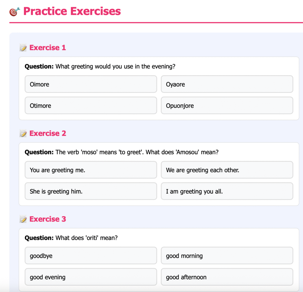 How to Say Hello in Luo (Dholuo Greetings Explained) dholuo greeting exercises